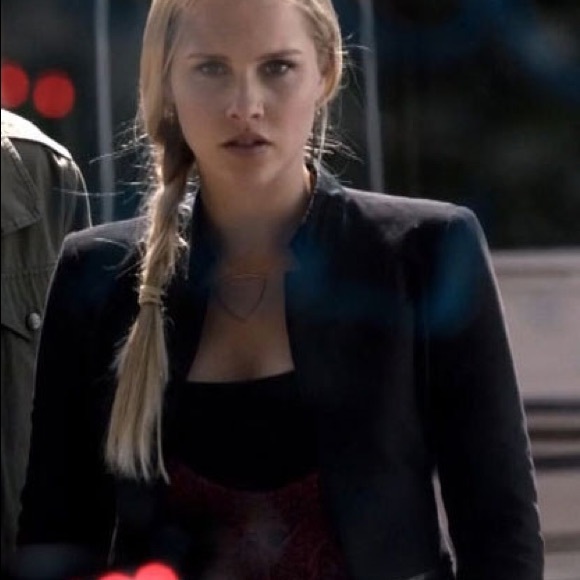 BCBG all time best fabric/leather sleeves jacket - Picture 9 of 9